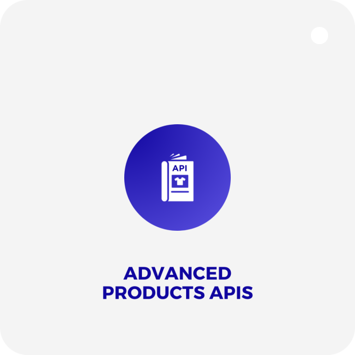 Advanced Products REST APIs
