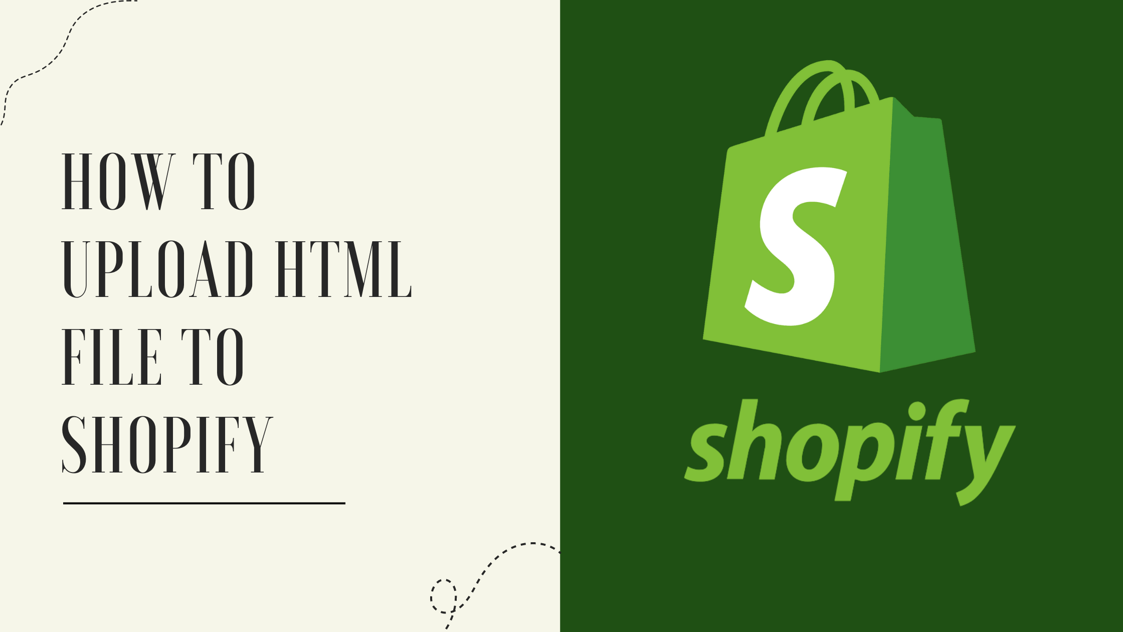 Enhance Your Shopify Store: Uploading Custom HTML Files Made Easy!