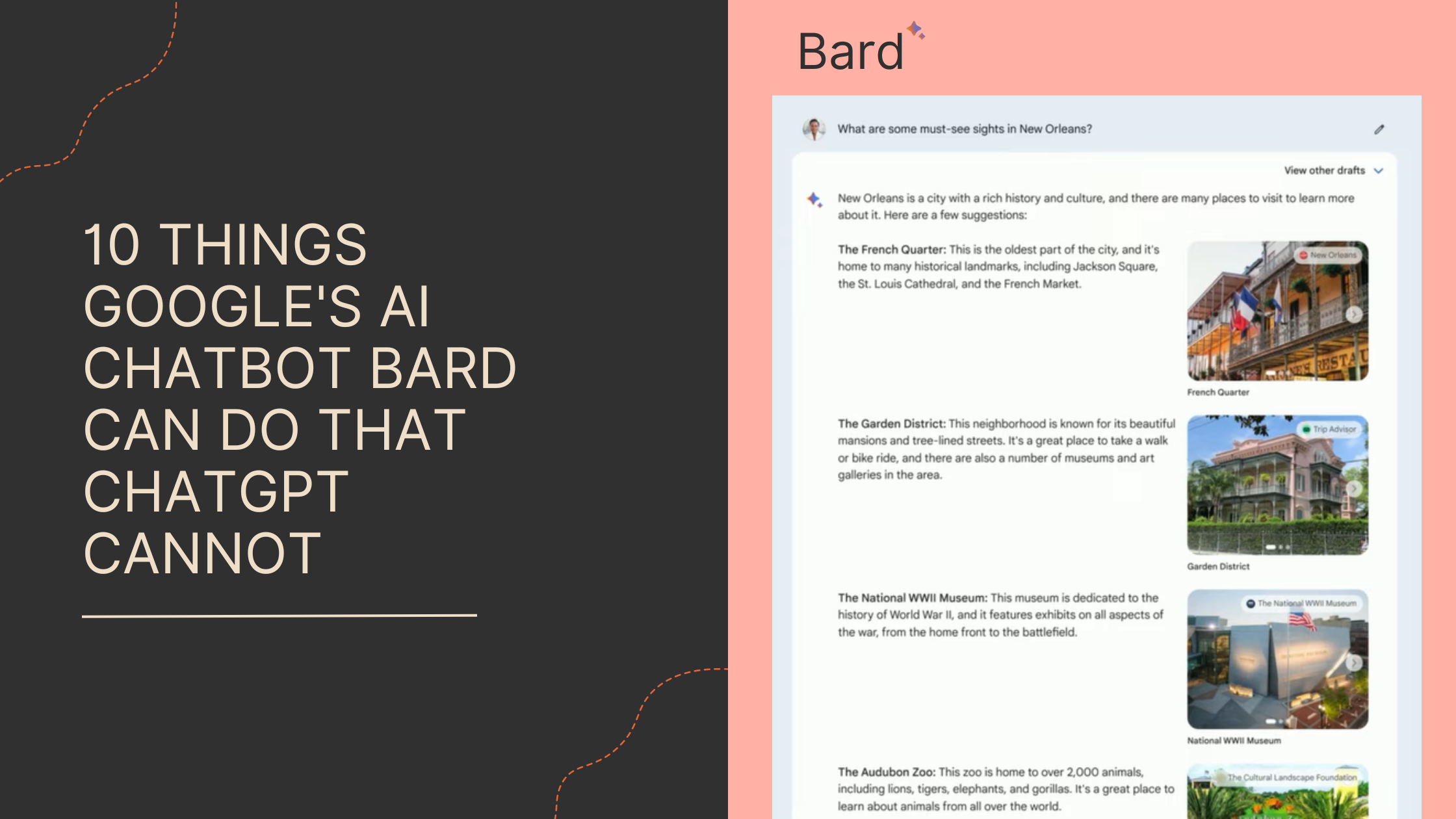 10 things Google’s AI chatbot Bard can do that ChatGPT cannot