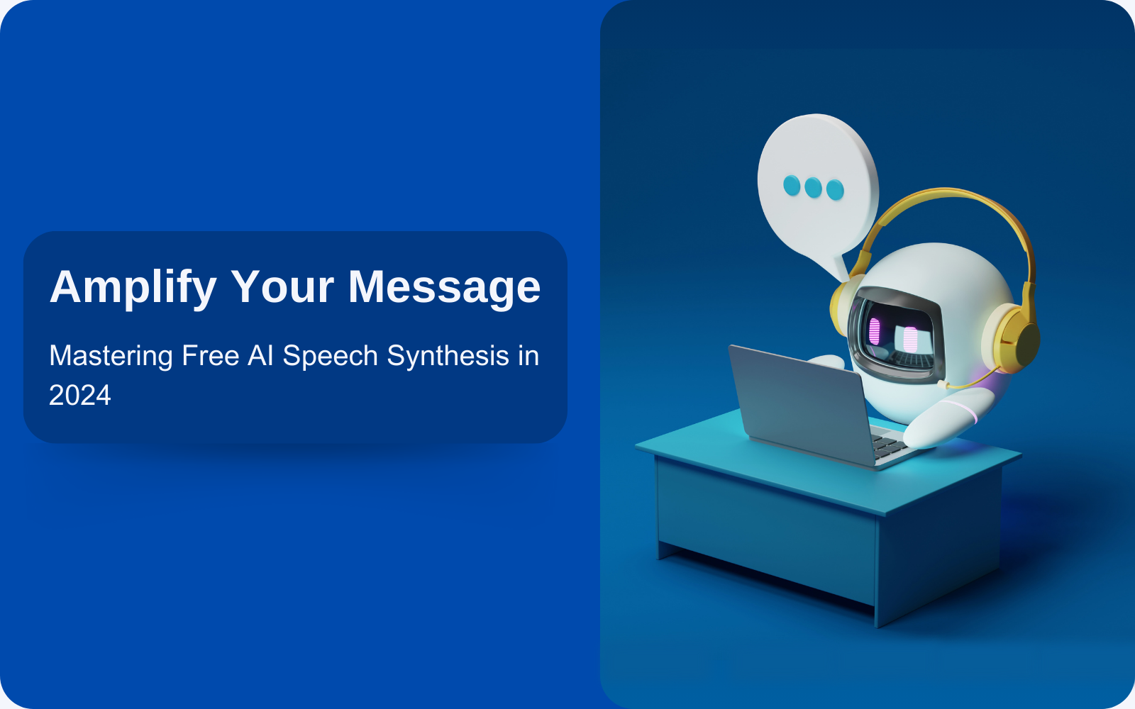 Amplify Your Message: Mastering Free AI Speech Synthesis in 2024