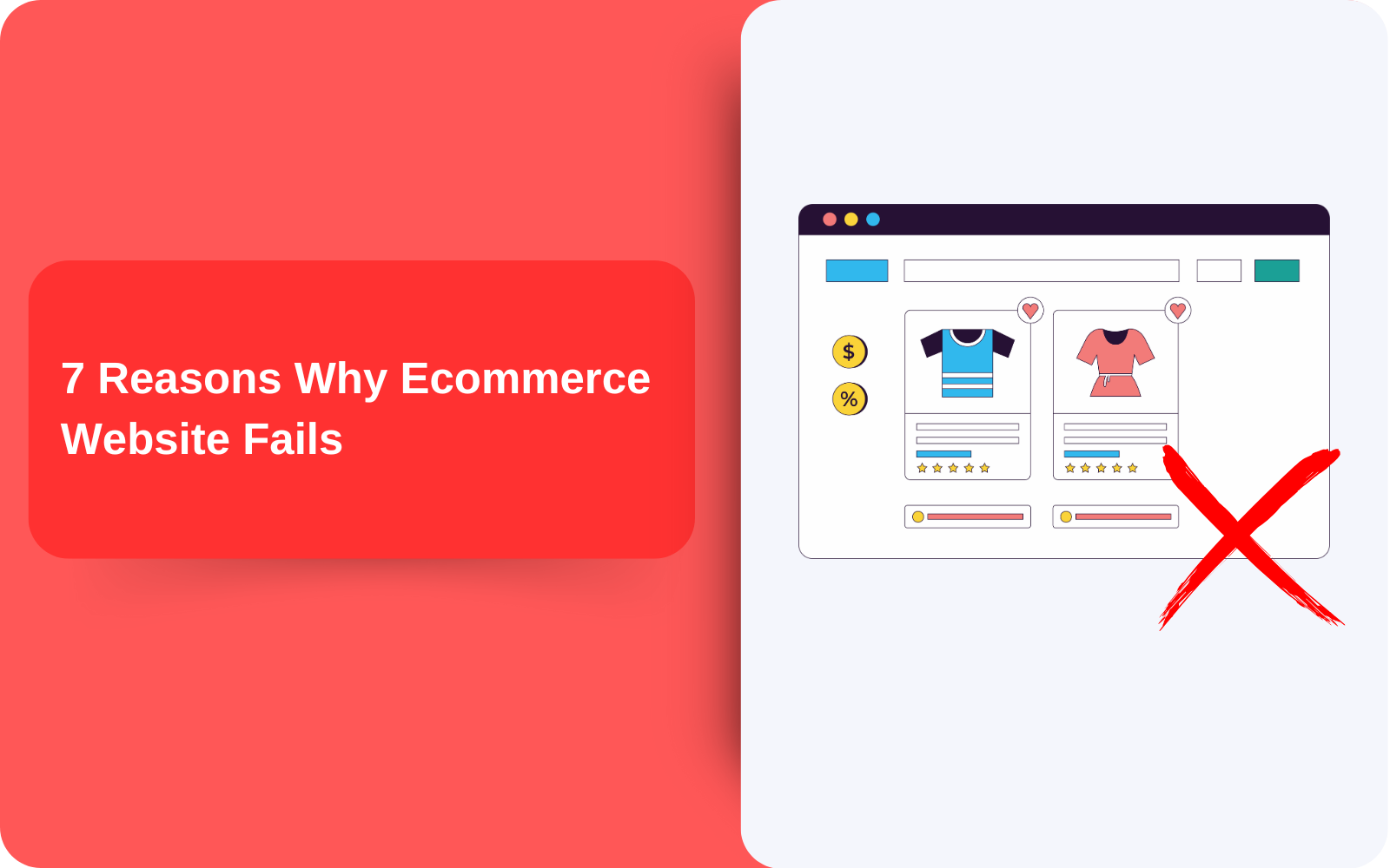 7 Reasons Why Ecommerce Website Fails